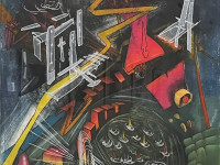 roberto matta, sin título 3, grabado en metal,